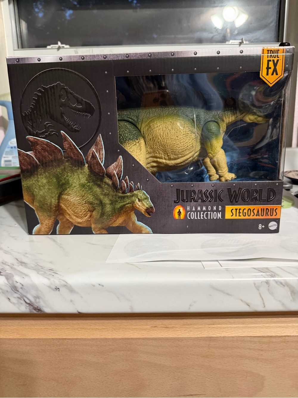 Mattel Jurassic World Stegosaurus Figure - Yellow & Green